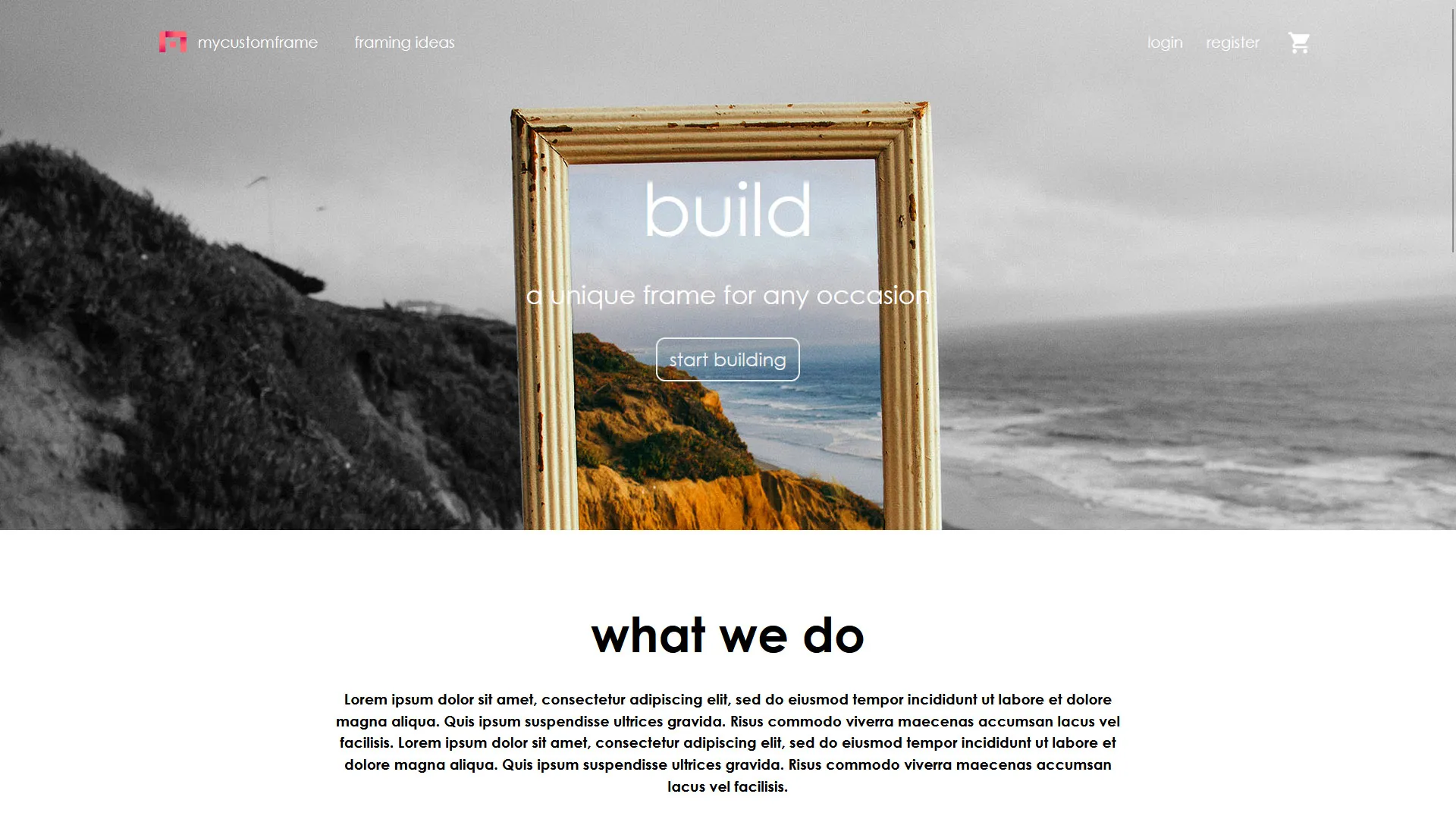 MyCustomFrame, make your own personalized frames